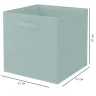 Короб Spaceo KUB Laguna 31x31x31 см 29.7 л полиэстер цвет сизый