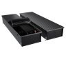 Конвектор внутрипольный Royal Thermo ATRIUM TURBO-190/400/1000-DG-U-BL