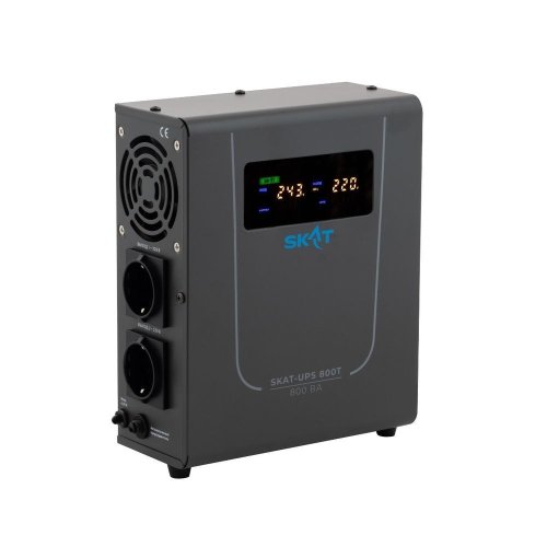SKAT-UPS 800T источник питания Line-Interactive 220В, 800ВА, работает от 1 внешней АКБ, БАСТИОН