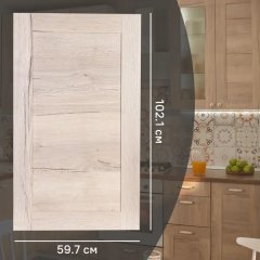 Фасад кухонного шкафа Касли 59.7x102.1 см KONSENSA ЛДСП цвет светлое дерево
