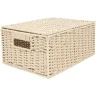 Корзина для хранения Storidea 31x15x23 см бумажный шпагат цвет бежевый