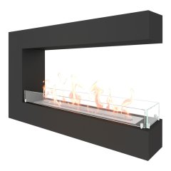 Биокамин торцевой SteelHeat GRAND 900 (Стекло)