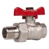 Кран шаровый Royal Thermo OPTIMAL 1/2 НГ, бабочка