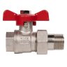 Кран шаровый Royal Thermo OPTIMAL 1/2 НГ, бабочка
