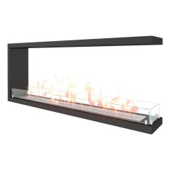 Биокамин торцевой SteelHeat Leader 1300 (Стекло)