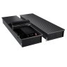 Конвектор внутрипольный Royal Thermo ATRIUM TURBO-150/400/2700-DG-U-BL