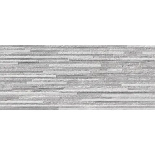 Плитка настенная Gracia Ceramica Фог 25x60 см 1.2 м² матовая с sugar эффектом цвет серый полосы
