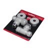 Набор термостатический угловой Royal Thermo Design Pro 15мм М30х1,5 (Белый)