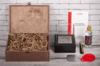 Подарочный набор SteelHeat PREMIUM BOX GLORIA черный + деревянная коробка + стартовый комплект