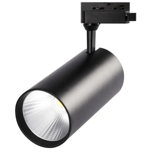 Трековый светильник спот светодиодный Volpe ULB-Q276 32W/3000К 32 Вт однофазный цвет черный