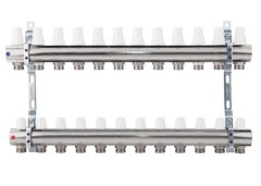 K005 1''x12 Коллектор  Icma без расходомеров, с кронштейнами, под сервоприводы М28х1,5